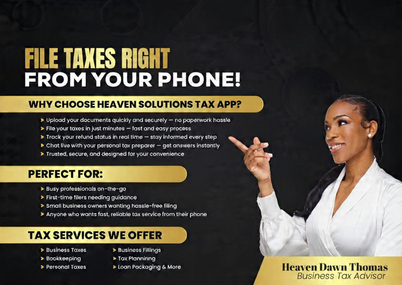 File Taxes Right From Your Phone - Heaven Solutions Tax App